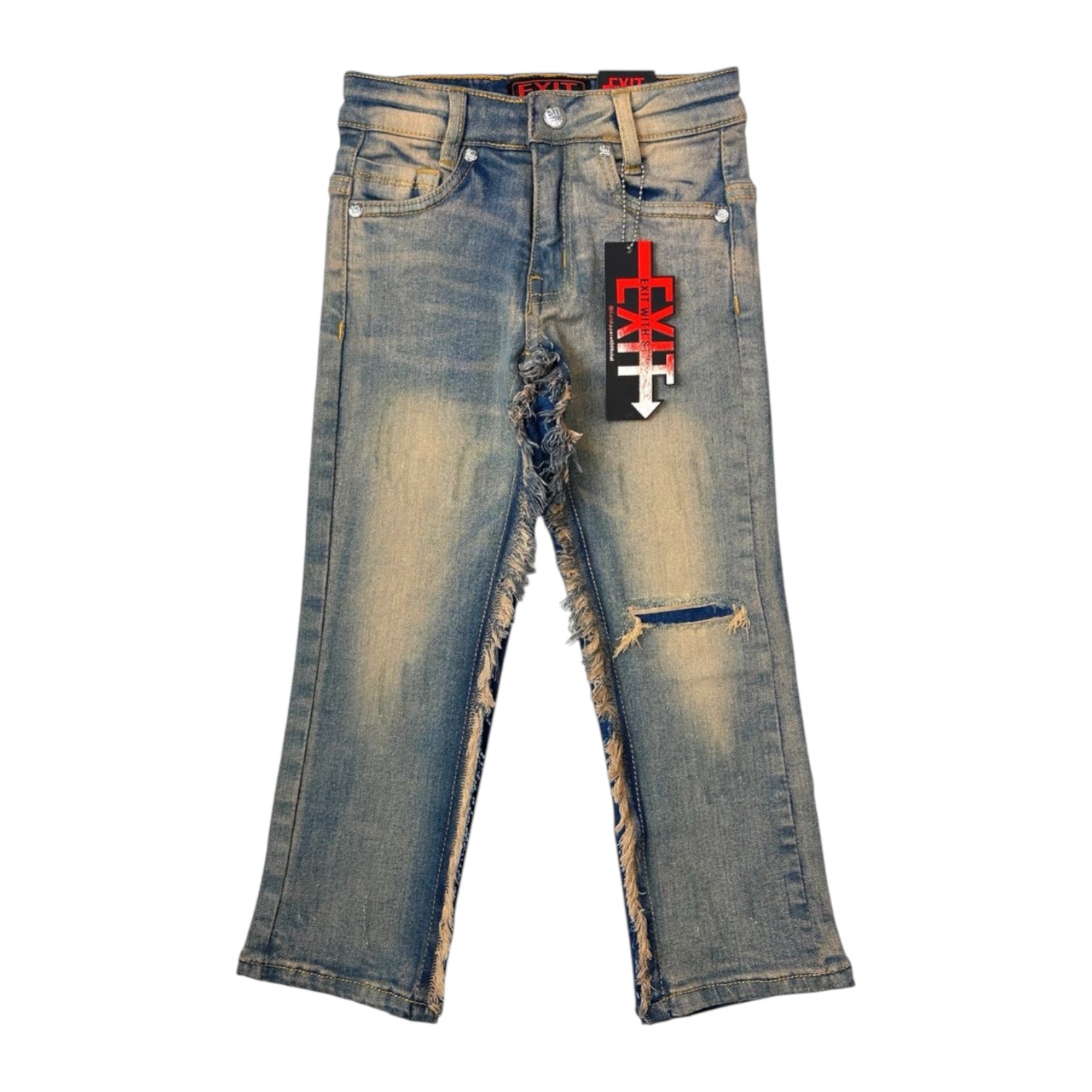 EXIT: BOYS Fray Stretch Denim 25084